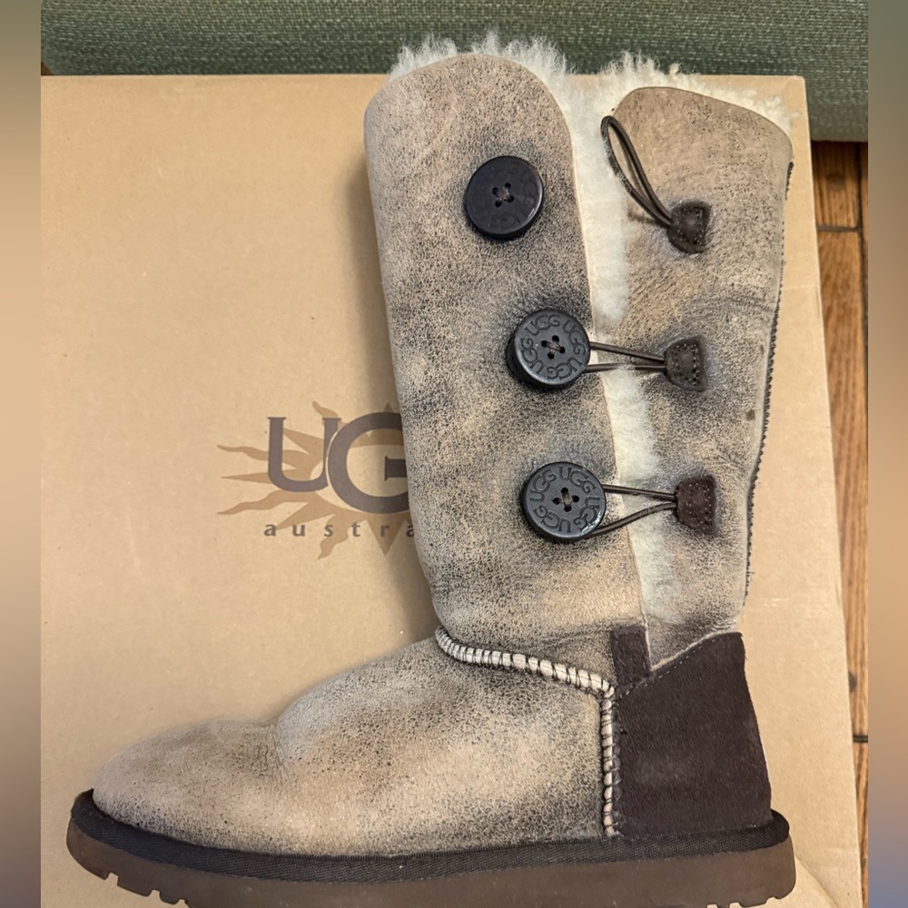 UGG Tan and Brown Winter Boots